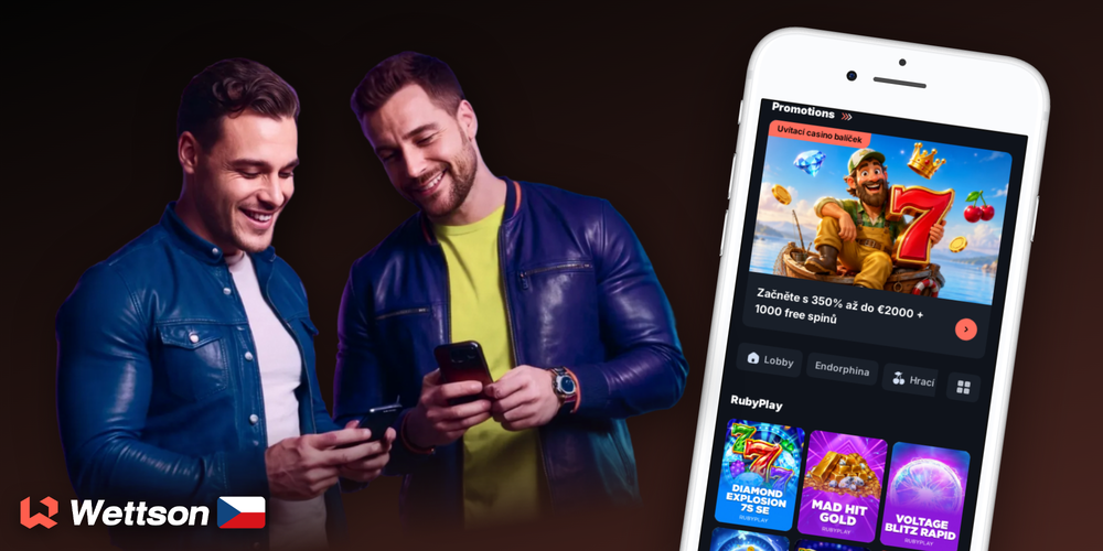 Wettson Kasino demo a živé hry přístupné přes mobilní aplikaci