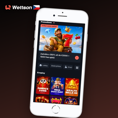 Sportovní sázení s živými kurzy ve Wettson Kasino mobilní aplikaci