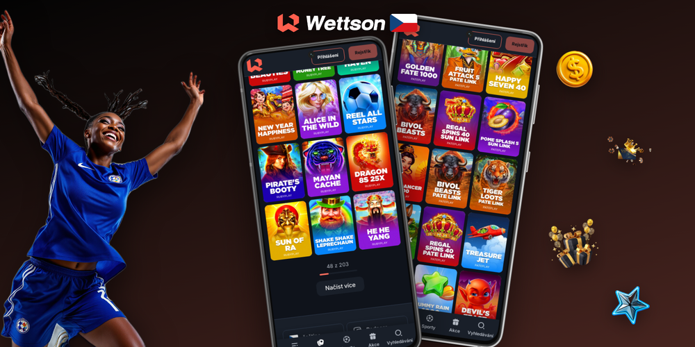 Wettson Kasino online – uvítací balíček 350 % a 1000 zatočení zdarma